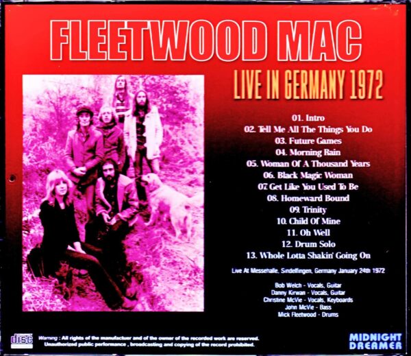Fleetwood Mac/Germany 1972 - Image 2
