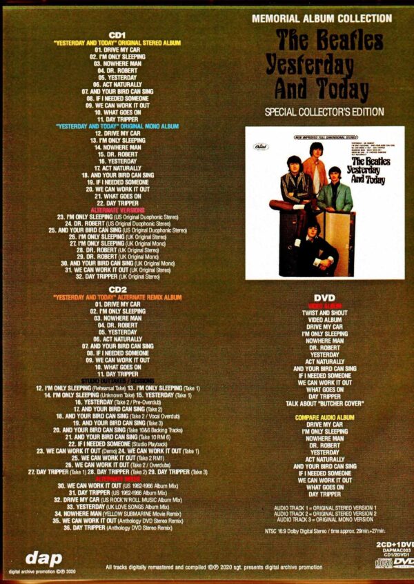 Beatles/Yesterday and Today Memorial Album Collection - Image 2