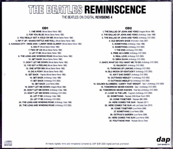 Beatles/Reminiscence Digital Revisions 4 - Image 2