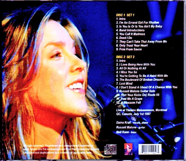 Diana Krall/Canada 1997 - Image 2