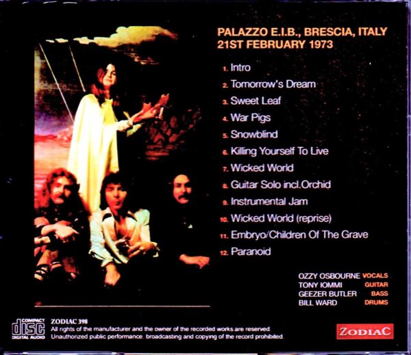 Black Sabbath/Italy 1973 Upgrade - Image 2