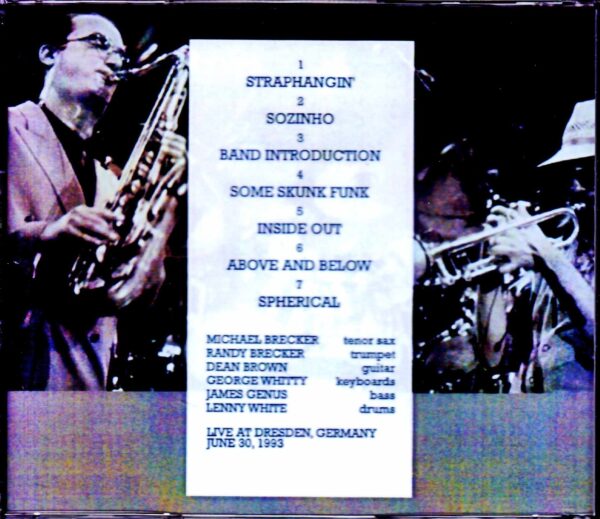 Brecker Brothers/Germany 1993 - Image 2