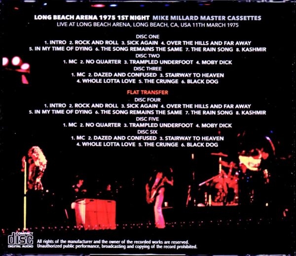Led Zeppelin/CA,USA 3.11.1975 2Source Version - Image 2