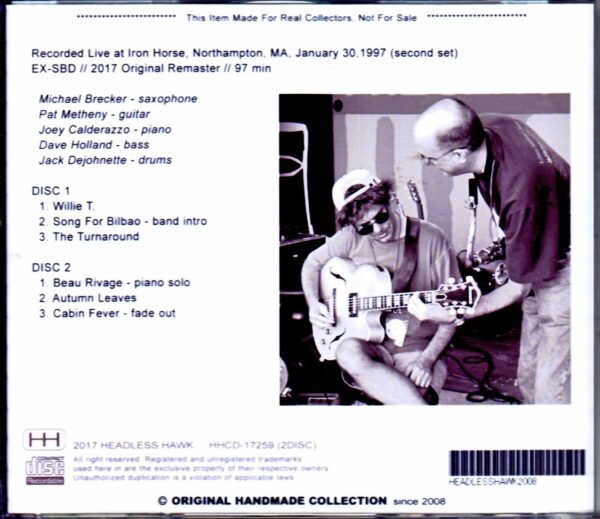 Michael Brecker, Pat Metheny, Dave Holland, Jack DeJohnette/MA, USA 1997 - Image 2