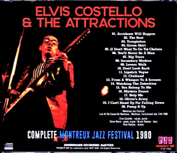 Elvis Costello & the Attractions/Switzerland 1980 - Image 2