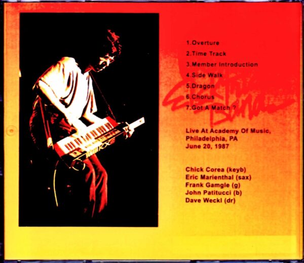 Chick Corea Elektric Band, Frank Gambale/PA, USA 1987 - Image 2