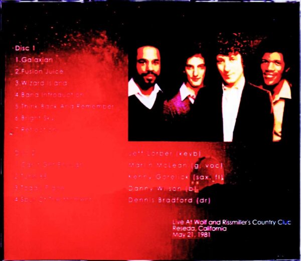 Jeff Lorber Fusion,Kenny G/CA,USA 1981 - Image 2