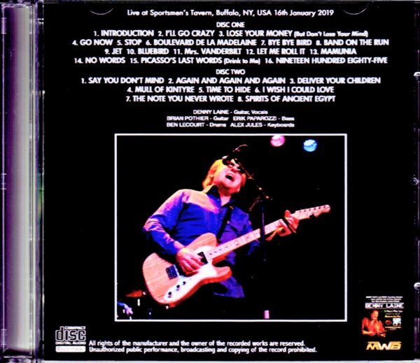 Denny Laine & the Moody Wing Band/NY,USA 2019 - Image 2