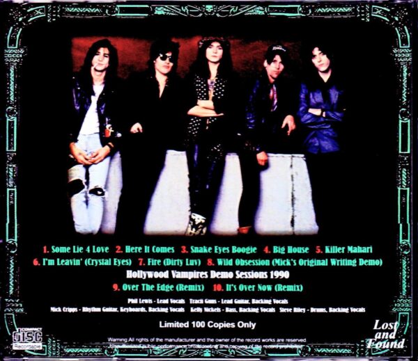 L.A. Guns/Hollywood Vampires Demo Sessions 1990 - Image 2