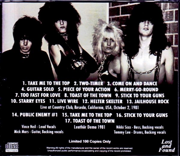 Motley Crue/CA, USA 1981 - Image 2