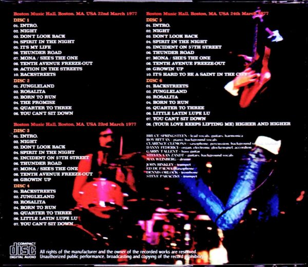 Bruce Springsteen/MA,USA 1977 3Days - Image 2