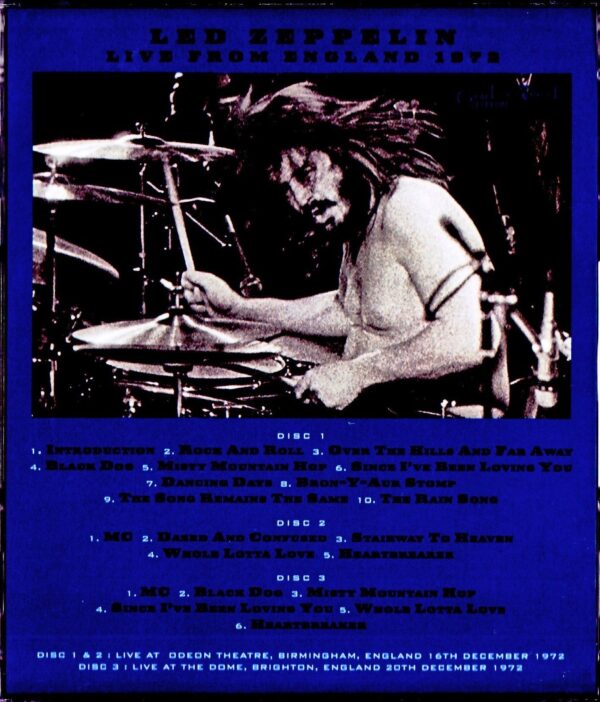 Led Zeppelin/England,UK 1972 2Days - Image 2