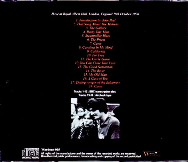 Joni Mitchell,James Taylor/London,UK 1970 - Image 2