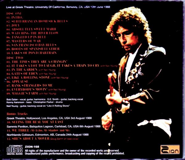 Bob Dylan/CA, USA 1988 & more - Image 2