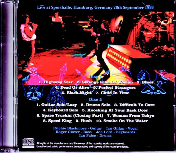Deep Purple/Germany 9.28.1988 - Image 2