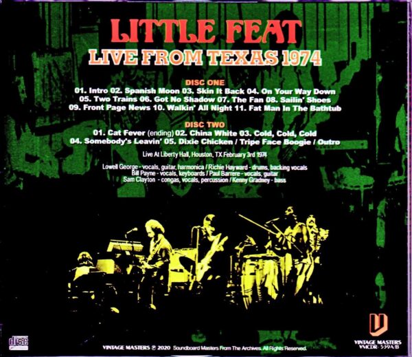 Little Feat/TX,USA 1974 - Image 2