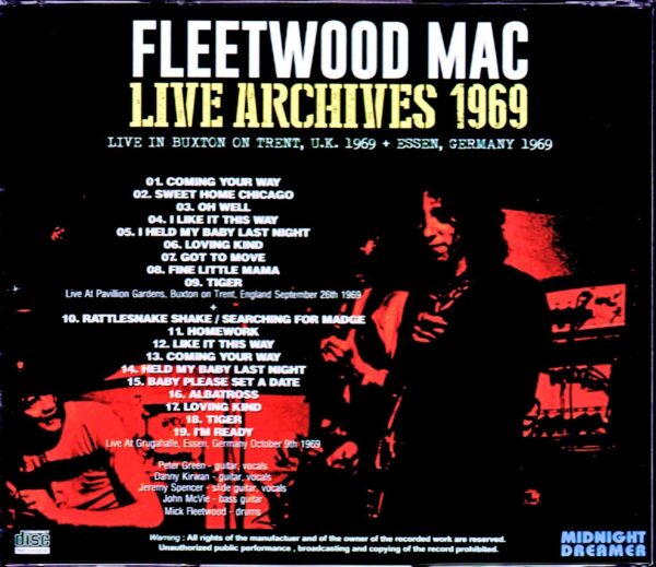 Fleetwood Mac/UK 1969 & more - Image 2