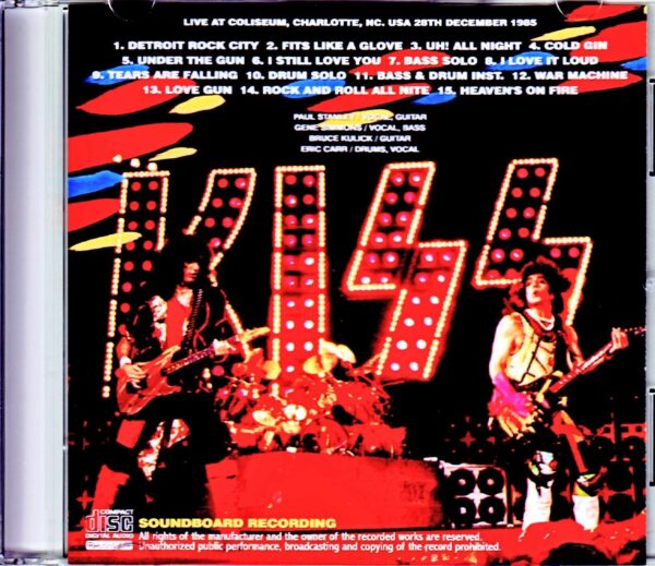 Kiss/NC, USA 1985 - Image 2