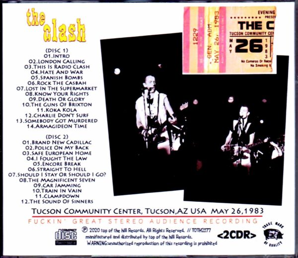 Clash/AZ, USA 1983 - Image 2