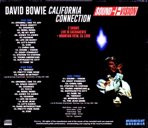 David Bowie/CA,USA 1990 2Days Complete - Image 2