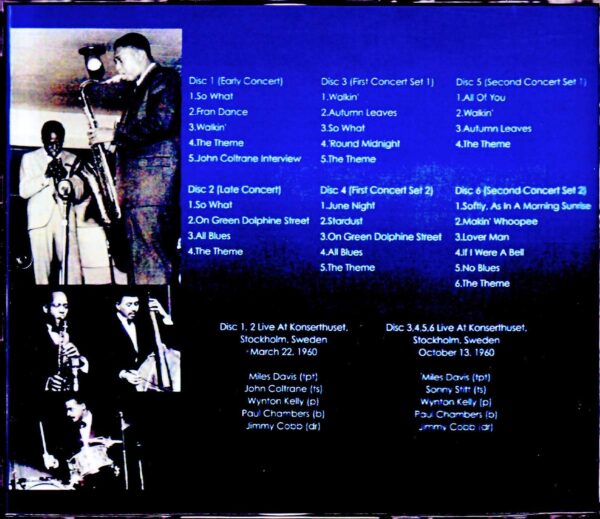 Miles Davis,John Coltrane/Sweden 1960 2Days Complete - Image 2