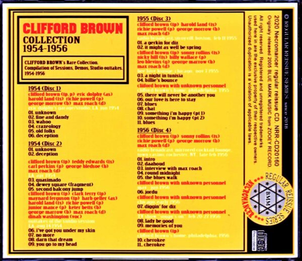 Clifford Brown/Rare Sound Collection 1954-1956 - Image 2