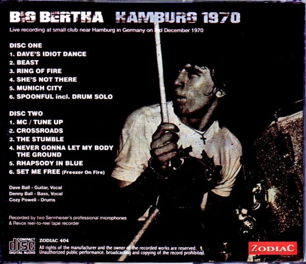 Big Bertha,Cozy Powell/Germany 1970 Upgrade - Image 2