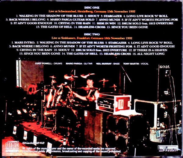 Cozy Powell's Hammer/Germany 1992 2Days - Image 2