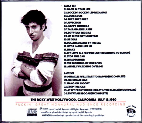 Jonathan Richman & the Modern Lovers/CA, USA 1980 - Image 2