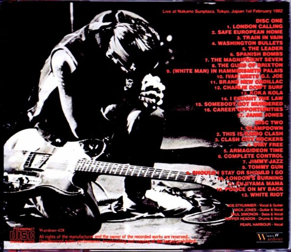 Clash/Tokyo,Japan 2.1.1982 - Image 2