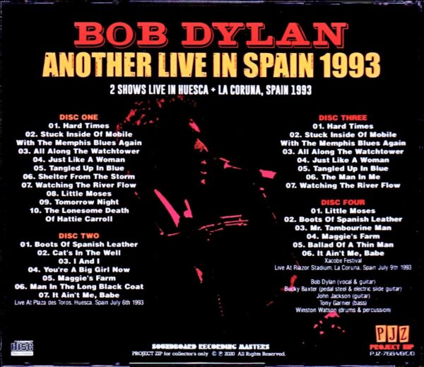 Bob Dylan/Spain 1993 2Days Complete - Image 2
