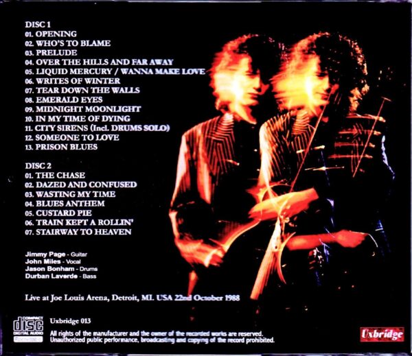 Jimmy Page/MI, USA 1988 Complete - Image 2