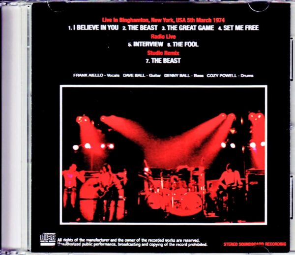 Bedlam,Cozy Powell/NY,USA 1974 & more - Image 2