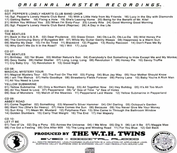 Beatles/Mobile Fidelity Sound Lab High Quality Collection - Image 3