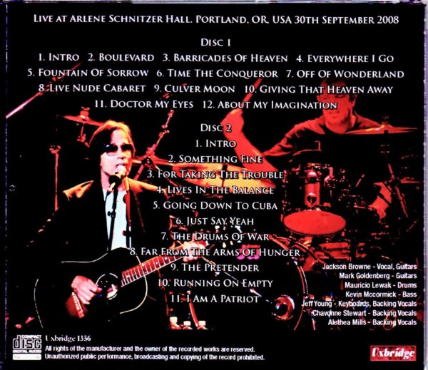 Jackson Browne/OR,USA 2008 - Image 2