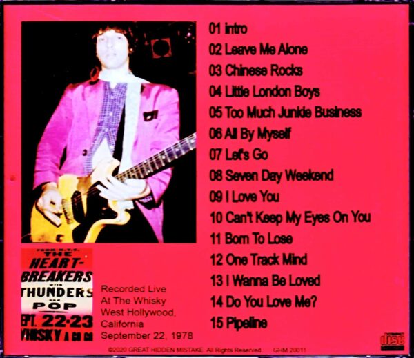 Johnny Thunders and the Heartbreakers/CA, USA 1978 - Image 2