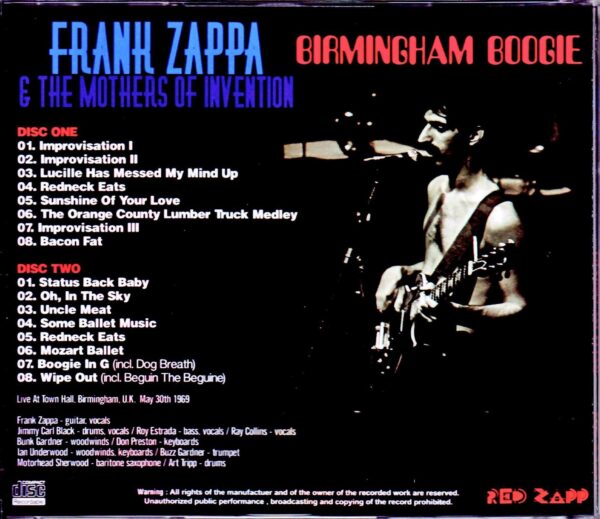 Frank Zappa & the Mother of Invention/UK 1969 - Image 2
