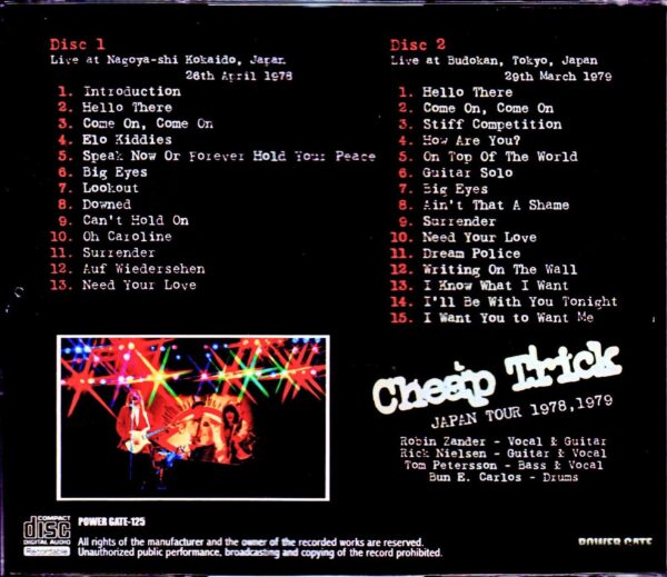 Cheap Trick/Aichi,Japan 1978 & more - Image 2