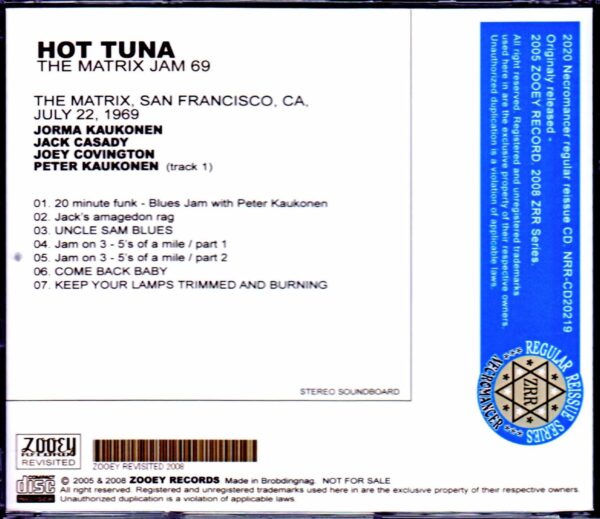 Hot Tuna/CA, USA 1969 - Image 2