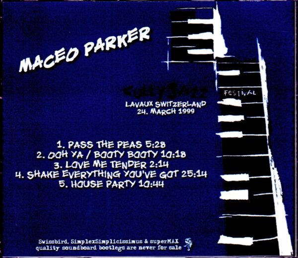 Maceo Parker/Switzerland 1999 - Image 2