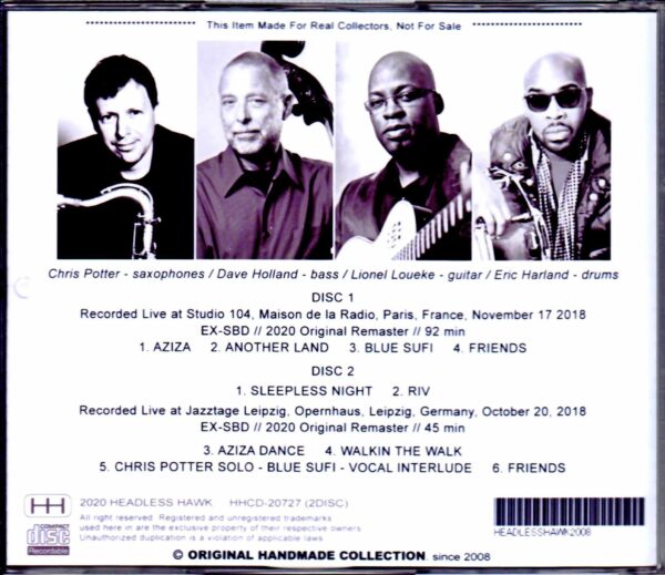 Aziza Dave Holland,Chris Potter/France 2018 & more - Image 2