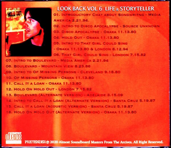 Jackson Browne/Hold Out Revisited - Image 2