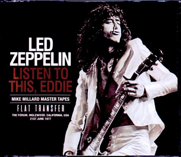 Led Zeppelin/CA,USA 6.21.1977 Flat Transfer