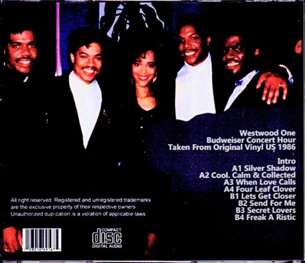 Atlantic Starr/Westwood One from Original US Promo Vinyl 1986 - Image 2