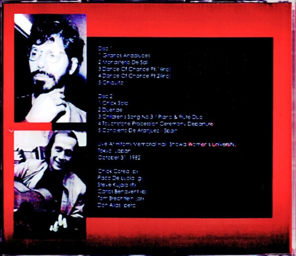 Chick Corea,Paco de Lucia/Tokyo,Japan 1982 Upgrade - Image 2