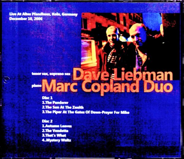 Dave Liebman,Marc Copland/Germany 2006 & more - Image 2