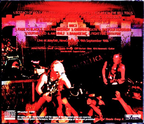 Metallica/UK 1986 - Image 2