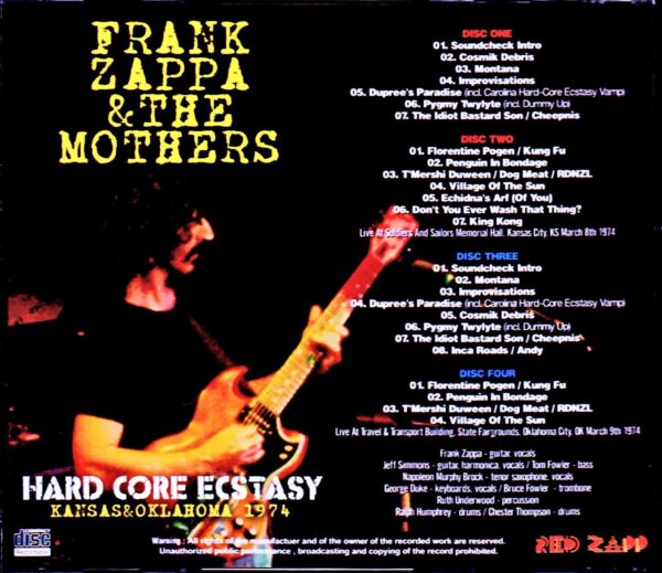 Frank Zappa/KS, USA 1974 & more - Image 2