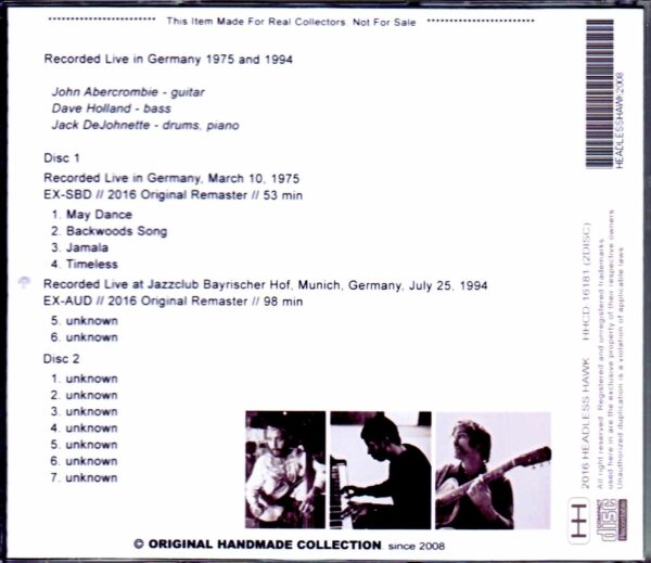 Gateway Trio John Abercrombie, Dave Holland, Jack DeJohnette/Germany 1975 & more - Image 2