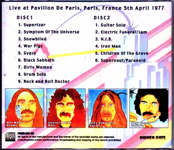 Black Sabbath/France 1977 - Image 2